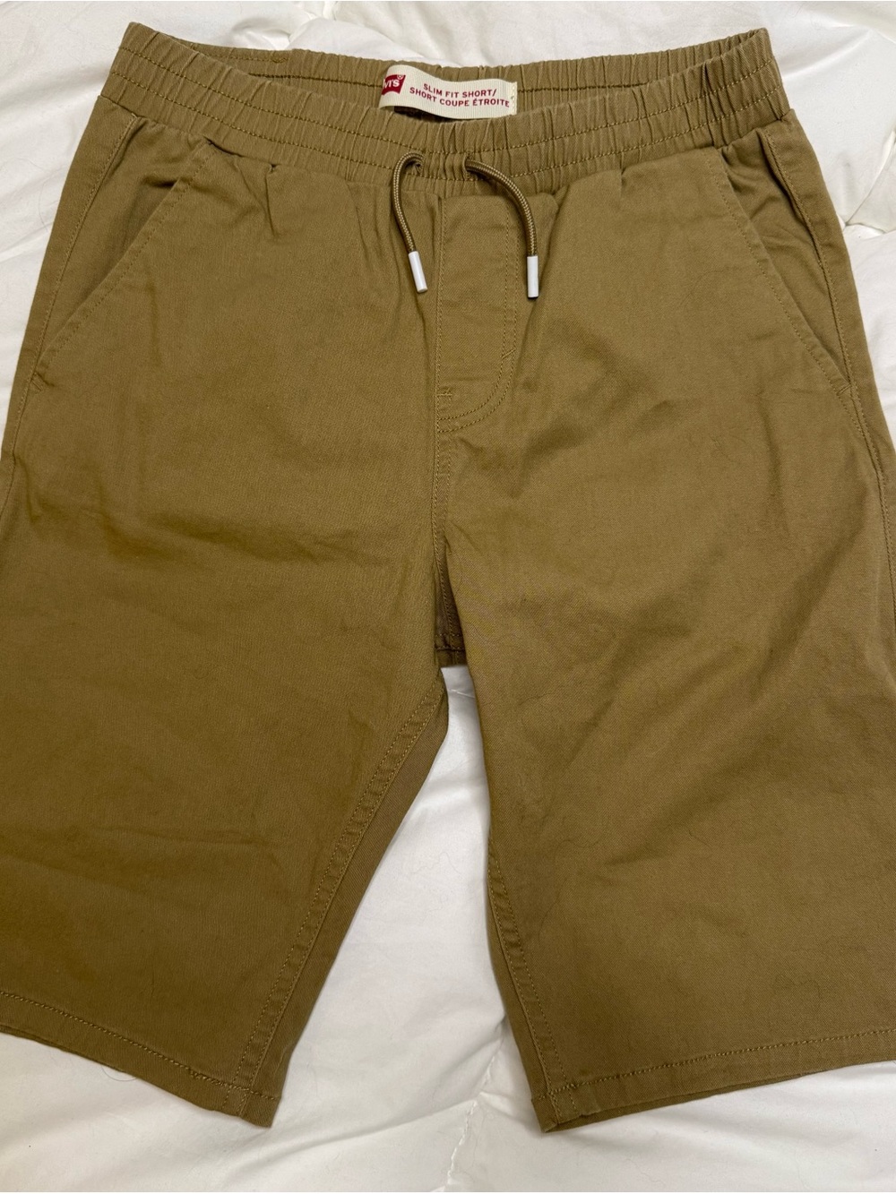 Levi's Tan Drawstring Kids Shorts